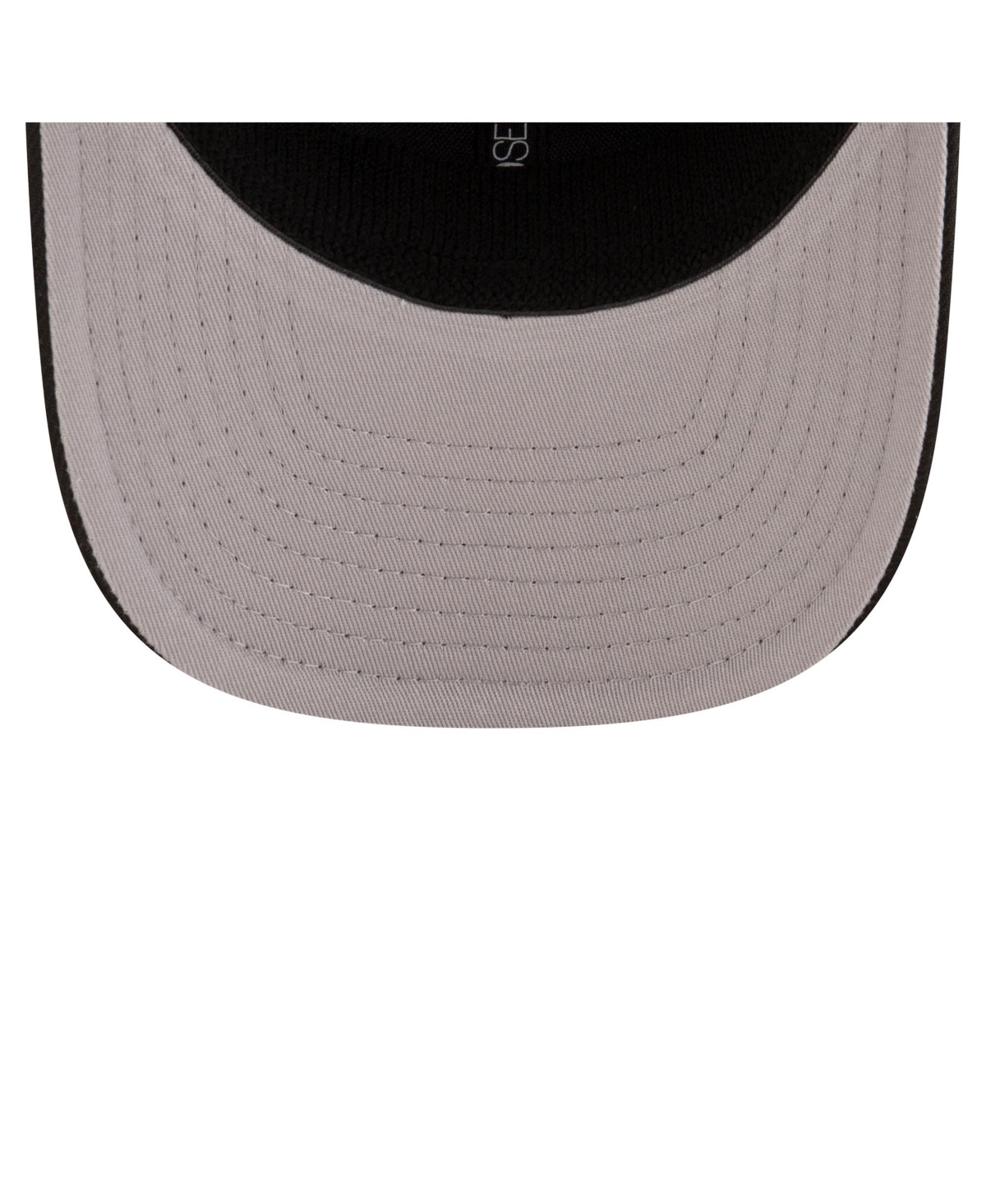New Era Men's Black Miami Heat 9SEVENTY Stock Adjustable Hat