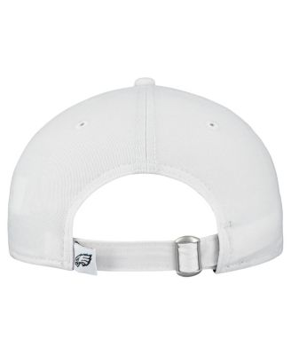 Women's White Philadelphia Eagles Team Fan 9TWENTY Adjustable Hat