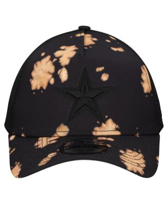 Men's Black Dallas Cowboys Bleached 9FORTY A-Frame Adjustable Hat