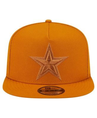 Men's Brown Dallas Cowboys Color Pack A-Frame 9FIFTY Snapback Hat