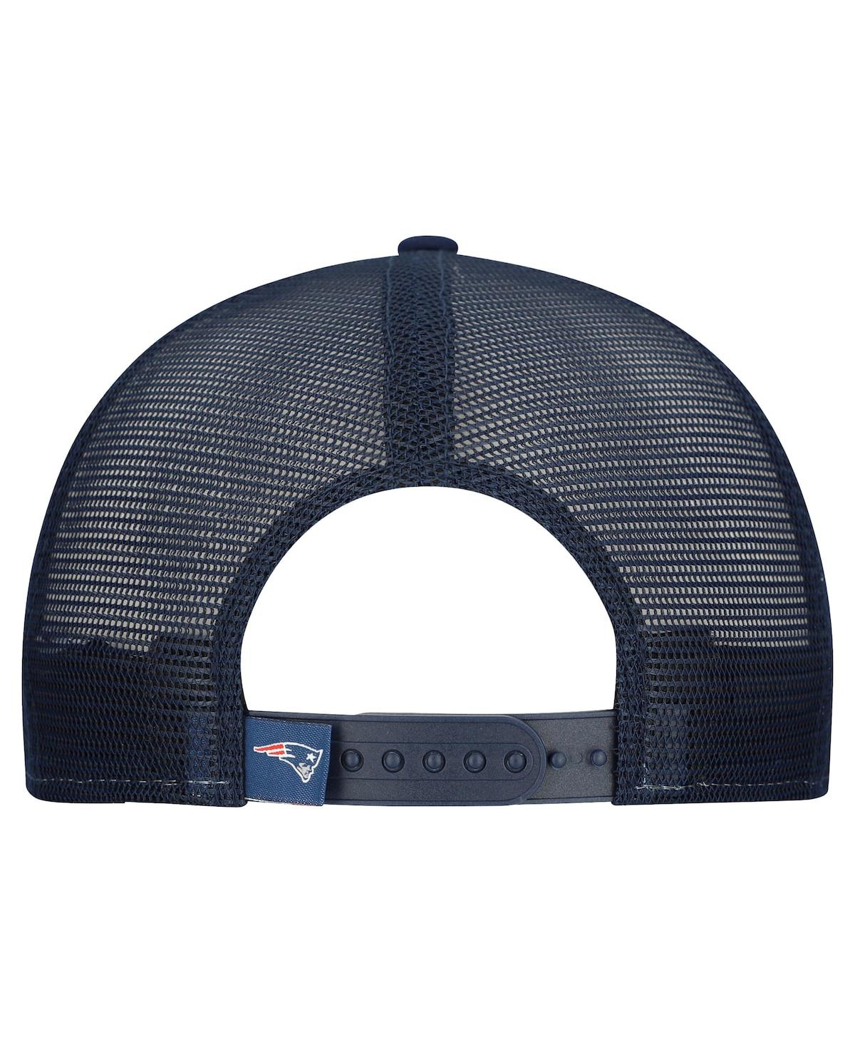 New Era Men's Red/Navy New England Patriots Outdoor Split Panel 9FIFTY Snapback Hat