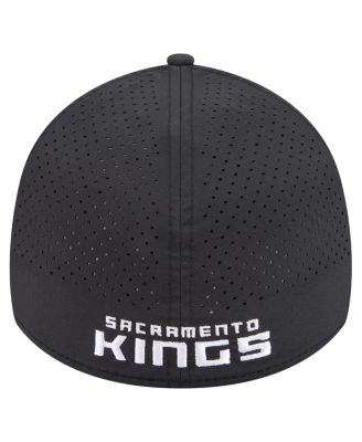 Men's Black Sacramento Kings Featherweight Poly Rope Flex 39Thirty Hat