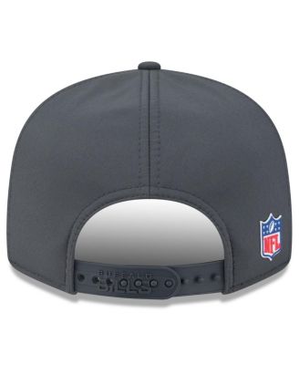 Men's Charcoal Buffalo Bills 2025 Sideline Cold Weather Split Panel 9FIFTY Snapback Hat