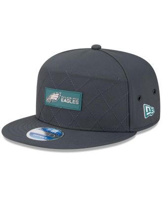 New Era - Men's Charcoal Philadelphia Eagles 2025 Sideline Cold Weather Split Panel 9FIFTY Snapback Hat