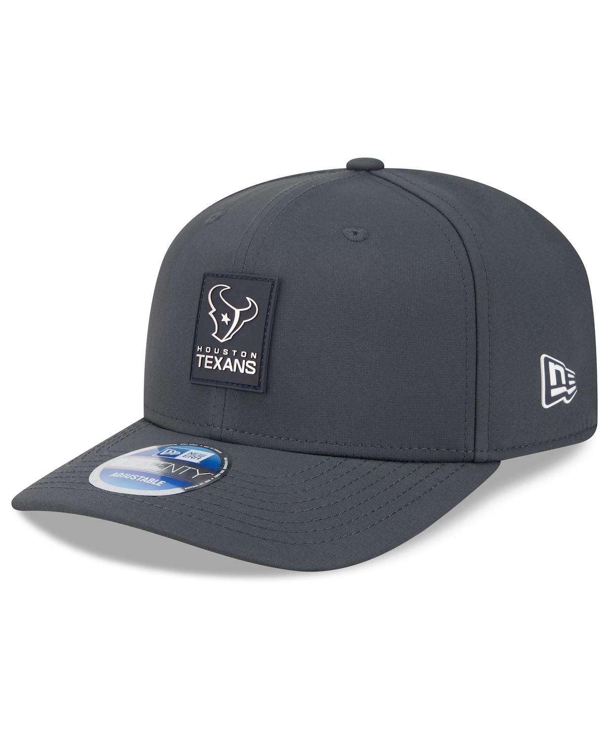 New Era Men's Charcoal Houston Texans 2025 Sideline Cold Weather 9SEVENTY Adjustable Hat