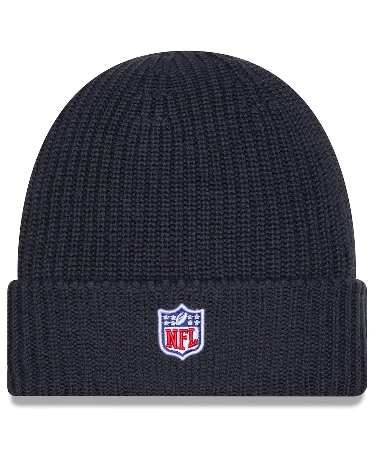 New Era Men's Charcoal Houston Texans 2025 Sideline Cold Weather Cuffed Knit Hat