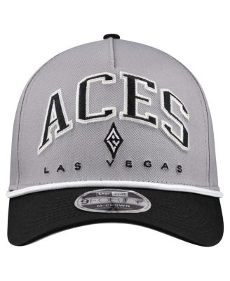 Men's Gray Las Vegas Aces Bold Arch COOLERA 9FORTY A-Frame M-Crown Adjustable Hat