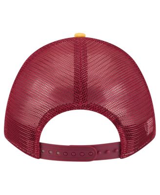 Men's Gold Washington Commanders Linear A-Frame 9FORTY Adjustable Hat