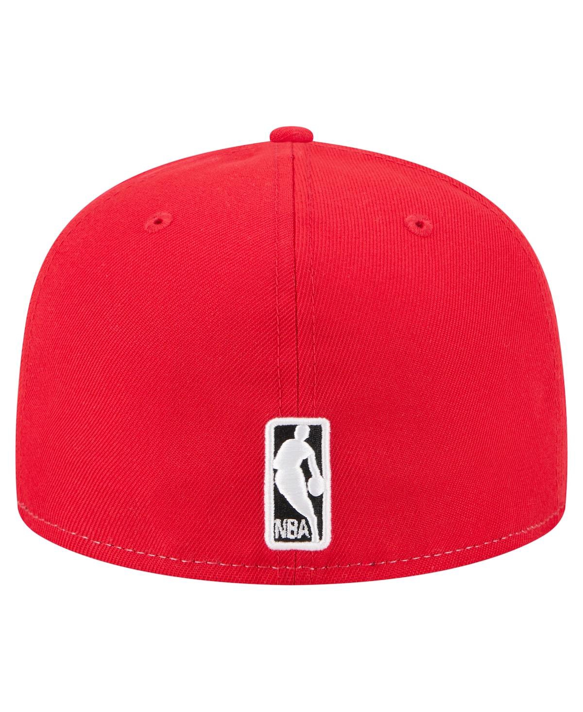 New Era Men's White/Red Houston Rockets Repeat 59Fifty Fitted Hat