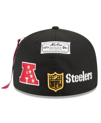 x Alpha Men's Industries Black Pittsburgh Steelers 59FIFTY Fitted Hat