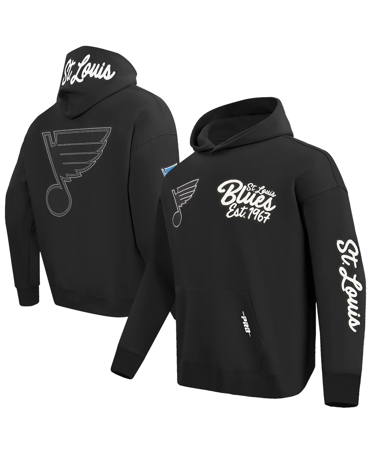Pro Standard Men's Black St. Louis Blues Paint the City Pullover Hoodie