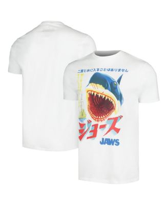 Ripple Junction - Men's White Jaws Kanji Poster T-Shirt