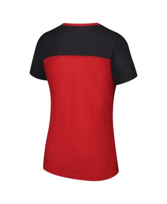 Women's Black Bubba Wallace Cheer Color Blocked T-Shirt