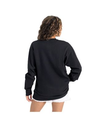 Women's Black San Francisco 49ers Oversized Long Sleeve T-Shirt