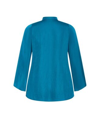 Plus Size Mahalia Neck Tie Top