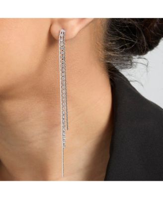 Chain Fringe Drop Earrings