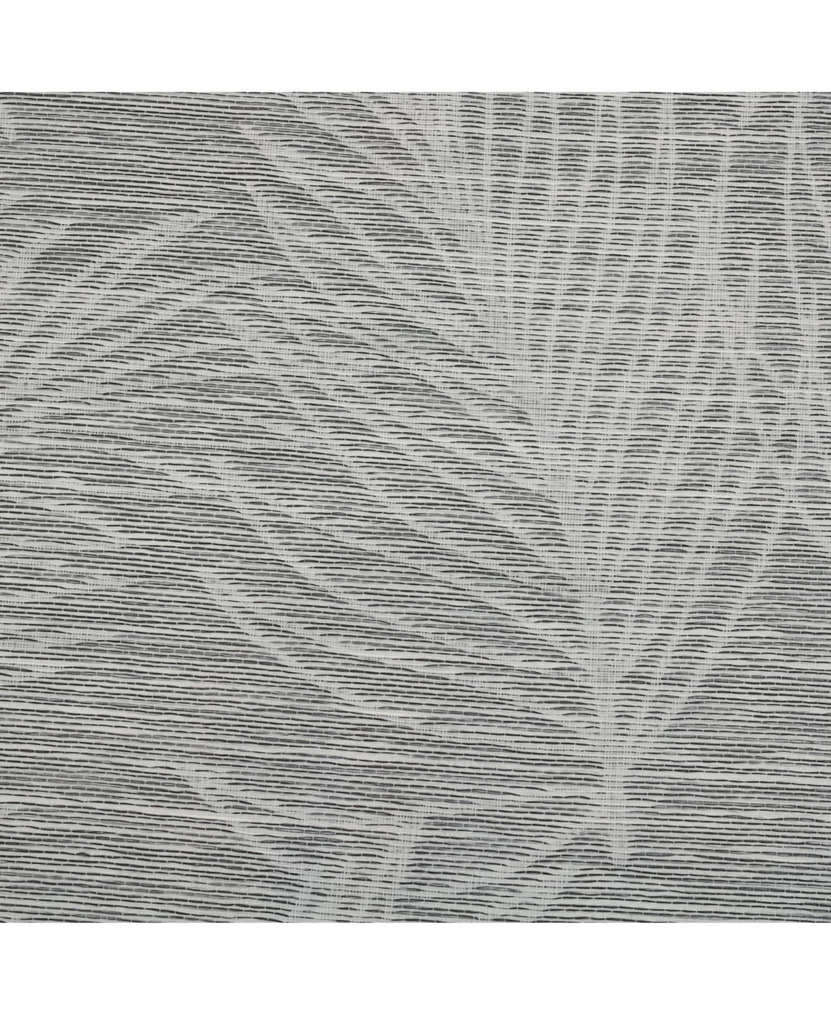 Habitat 100% Polyester Eleanor Light Filtering Jacquard Leaf Grommet Curtain Panel 52" x Grey