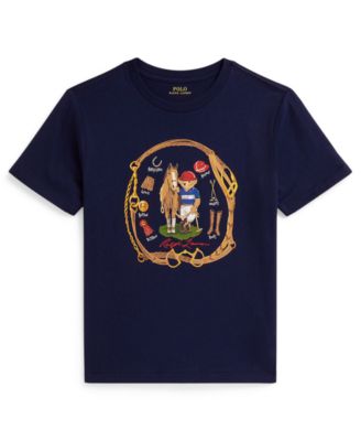 Polo Ralph Lauren - Boys 8-20 Polo Bear Short-Sleeve Jersey T-Shirt