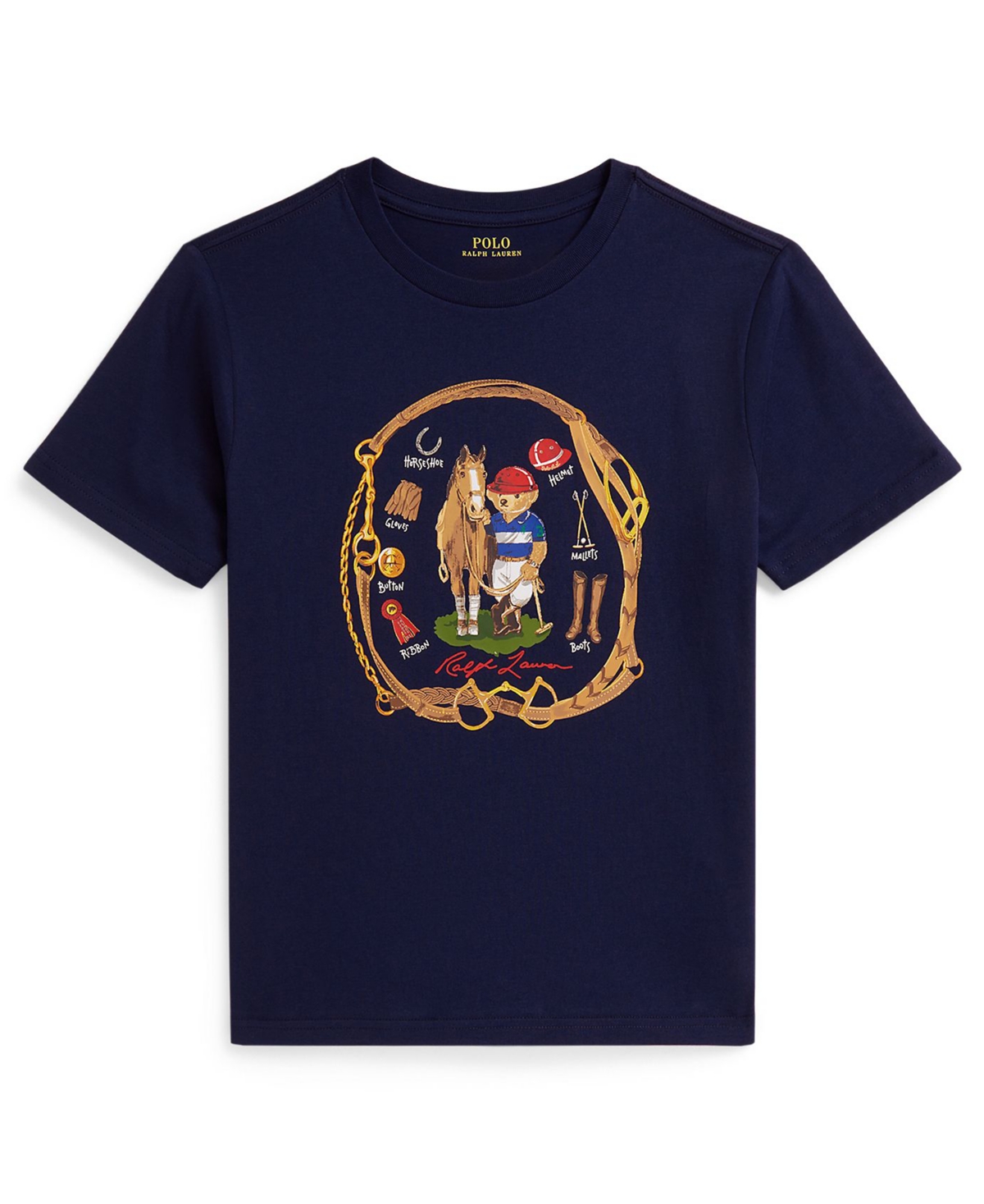 Polo Ralph Lauren Boys 8-20 Bear Short-Sleeve Jersey T-Shirt