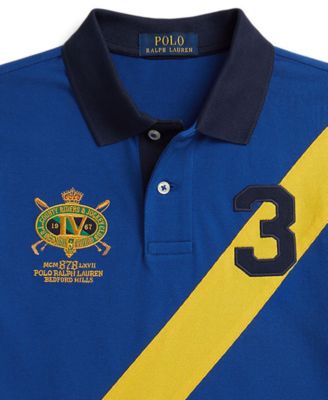 Boys 8-20 Color-Blocked Mesh Polo Shirt