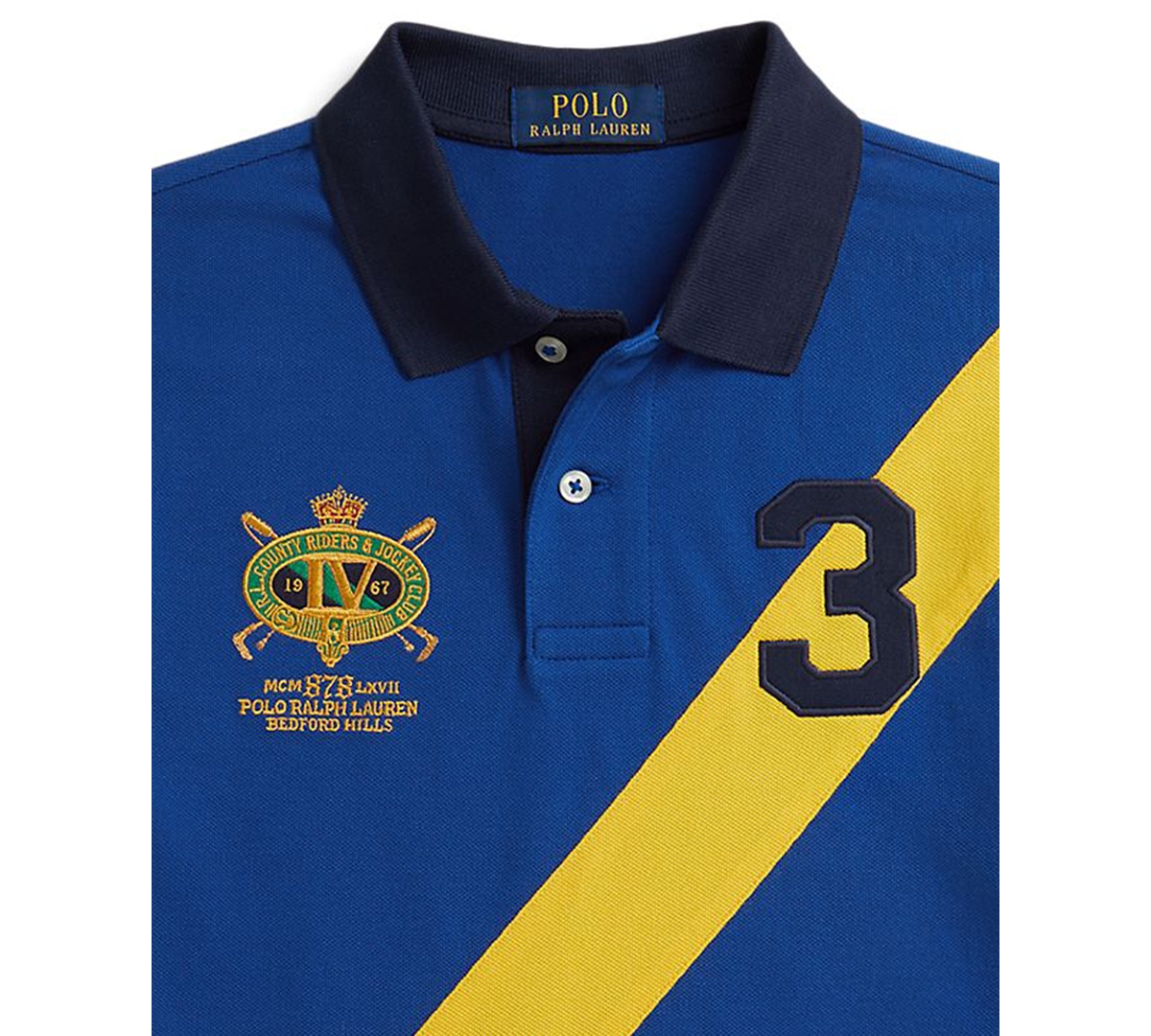 Polo Ralph Lauren Boys 8-20 Color-Blocked Short-Sleeve Shirt