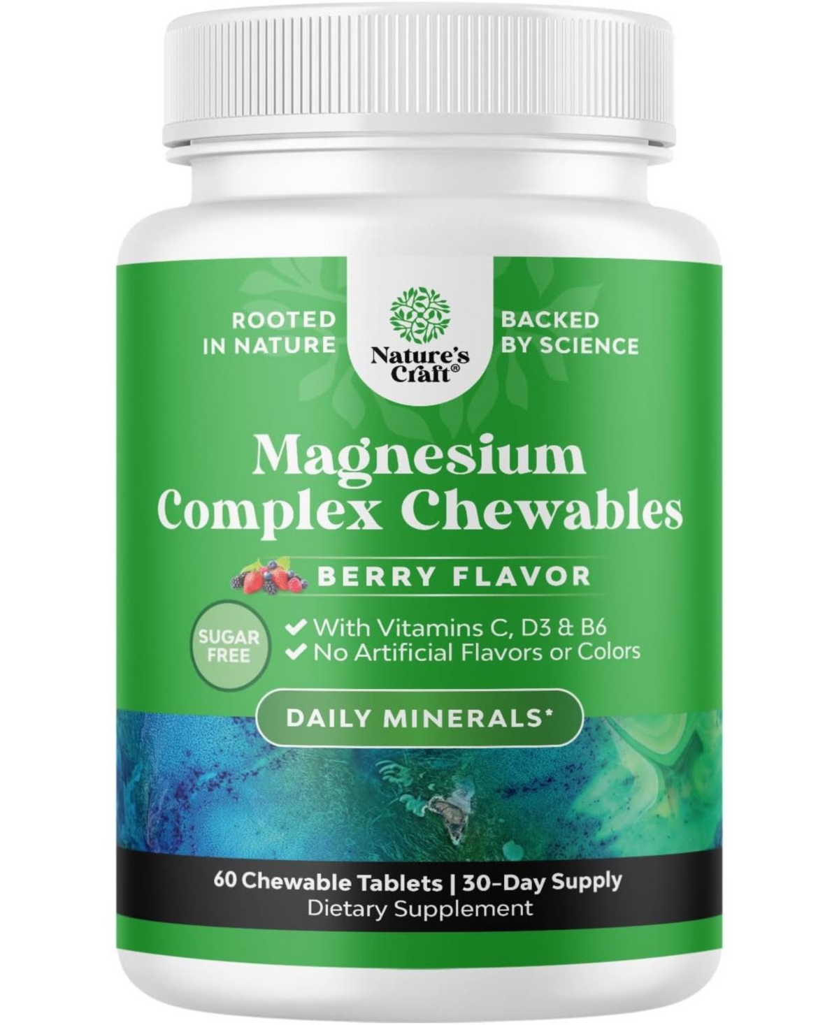 Magnesium Complex Chews, Berry, 60ct