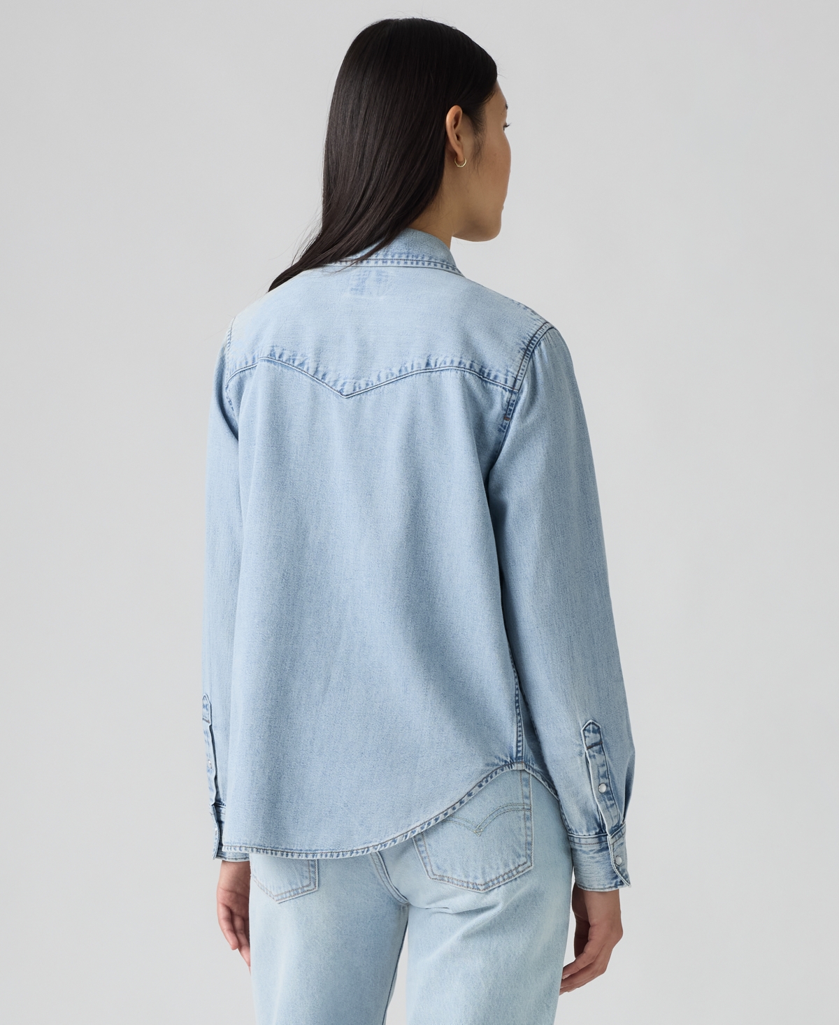 Levi's Women's The Ultimate Western Cotton Denim Shirt In Multi