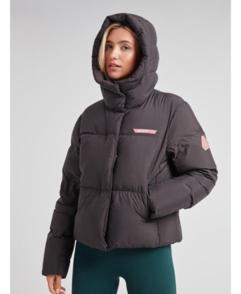 Женская куртка JACK1T Star Shower Long Sleeve Puffer, цвет: Чёрный