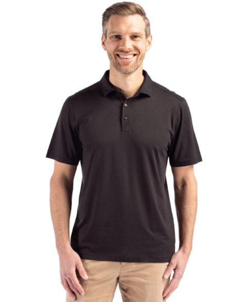 Мужское поло Cutter & Buck Coastline Epic Comfort Recycled Polo, цвет: Чёрный