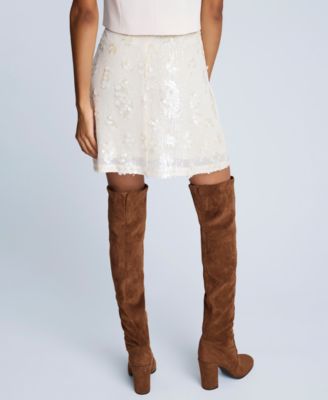 Women's Sequin Pull-On Mini Skirt