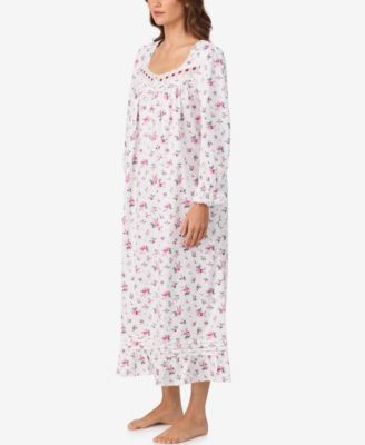 Women's Cotton Flannel Long Sleeve Ballet Nightgown