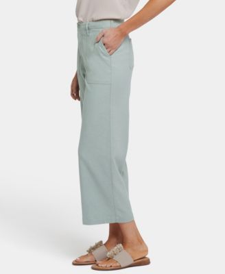 Women's Wide Leg Cargo Capri Pants