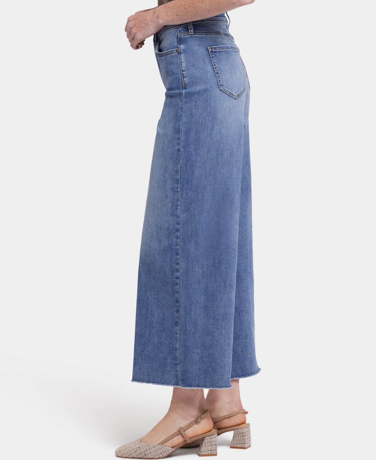 Nydj Women's Brodi Wide Leg Ankle Jeans