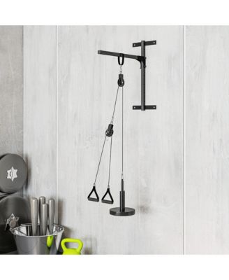Weight Cable Pulley System for LAT Pull Down, Biceps Curl,