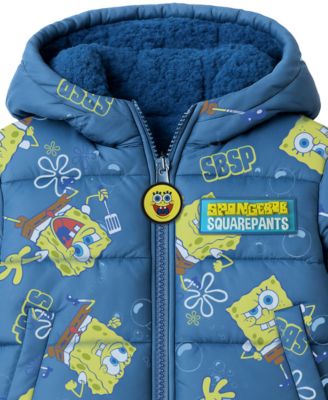 Boys' 2T-7 Printed Puffer Jacket