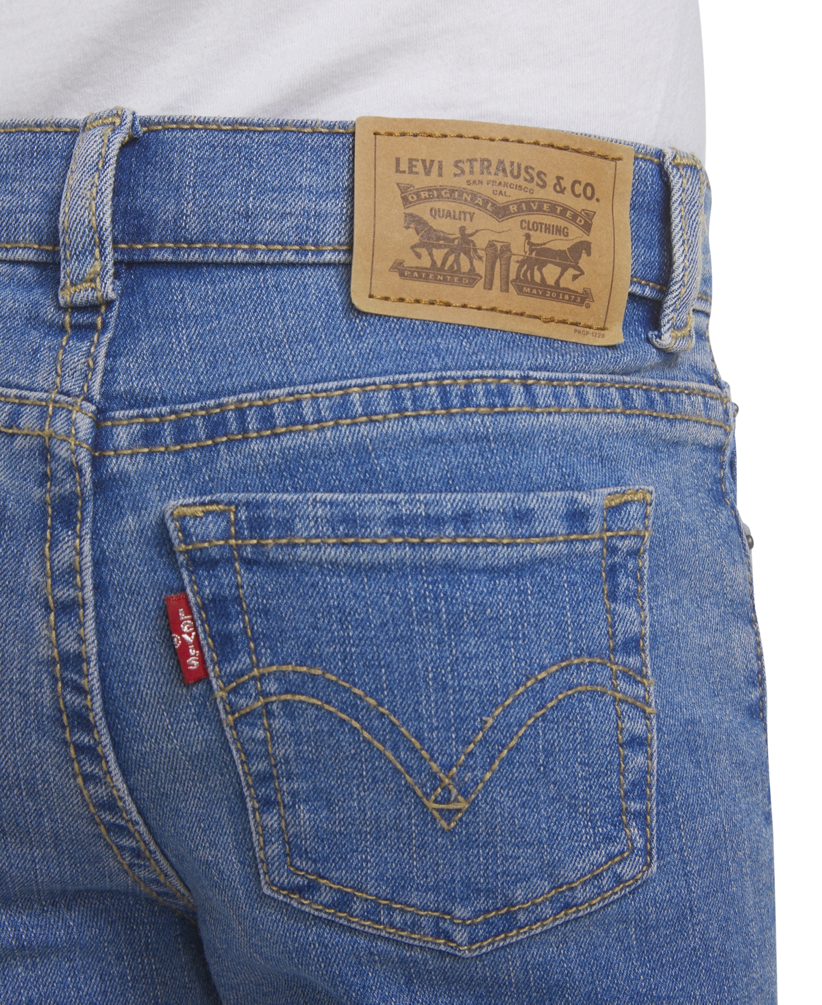 Levi's Girls 4t-6x Classic Bootcut Jeans In White