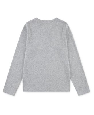 Boys' Long-Sleeve Henley Waffle T-Shirt