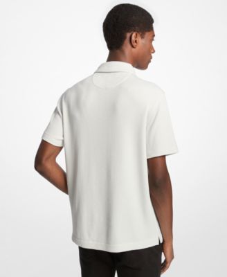 Men's Textured Polo Shirt