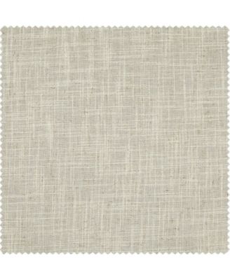Heavy Faux Linen Curtain
