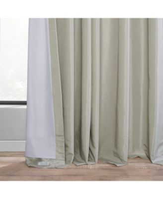 Vintage Textured Faux Dupioni Silk Blackout Curtain