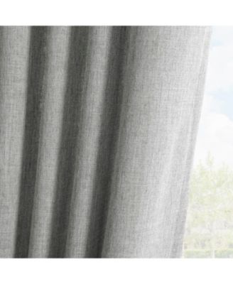 Simply Faux Linen Light Filtering Curtain Pair (2 Panels)
