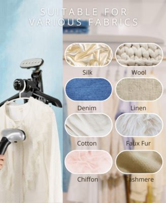 Commercial-Grade Smart Auto Shut-Off 1800W Garment Steamer with Pedal Control and Low-Water Alert