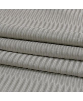 Abstract Lounge Embossed Velvet Room Darkening Curtain