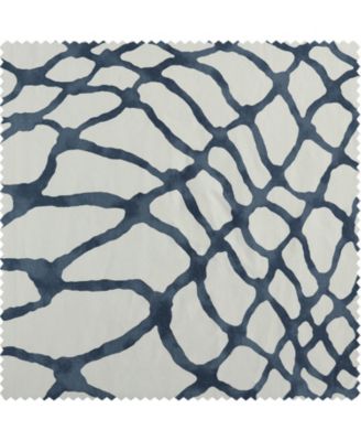 Abstract Printed Cotton Room Darkening Curtain