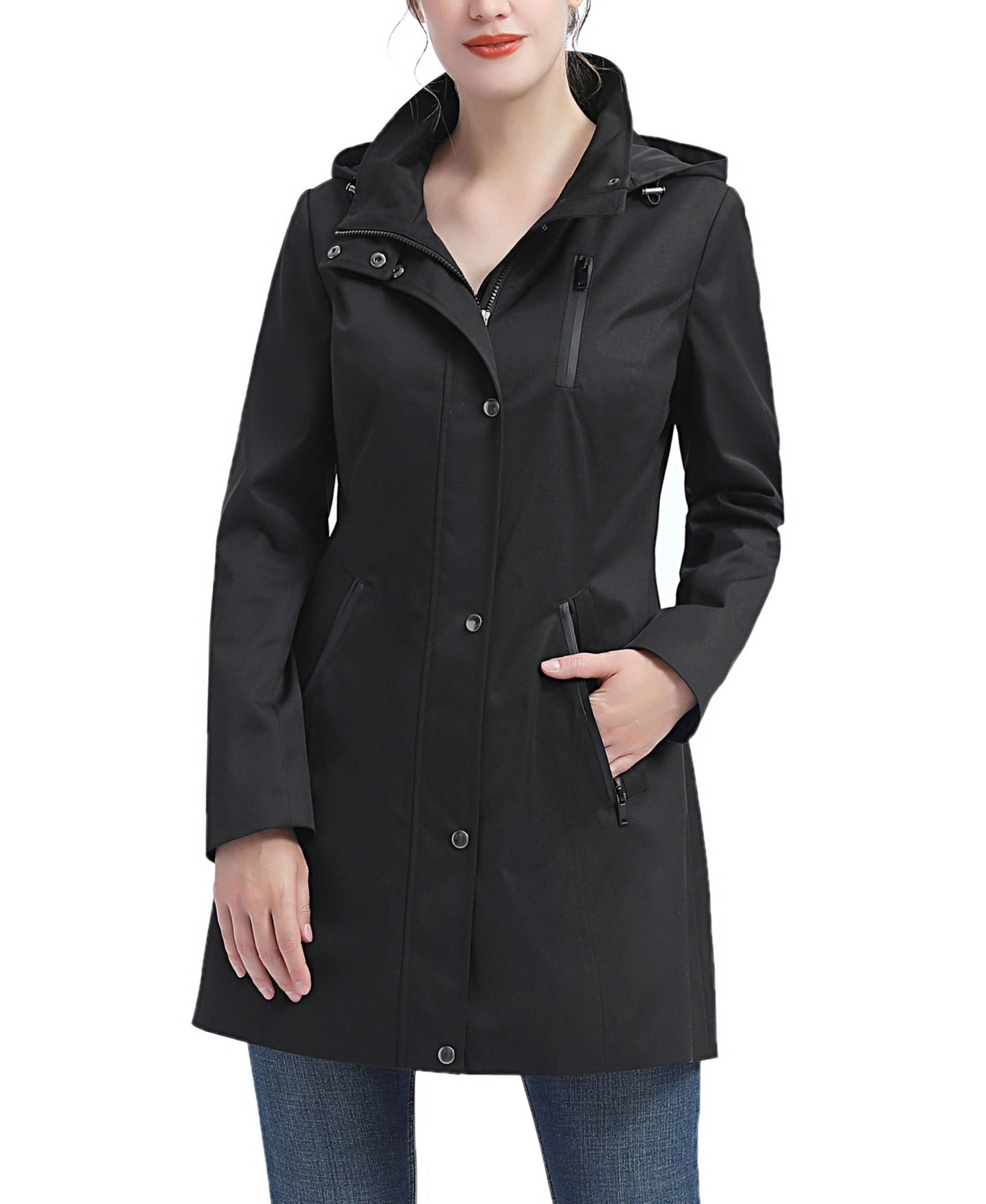 Женская куртка kimi + kai Hooded Anorak, цвет: Чёрный — фото 1
