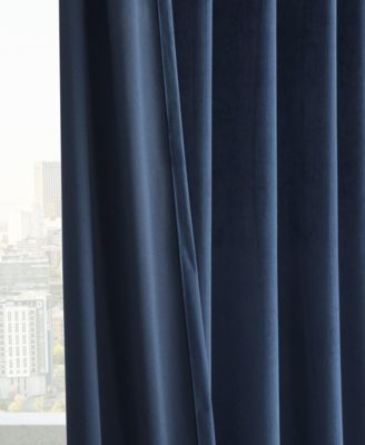 Simply Velvet Room Darkening Curtain Pair (2 Panels)