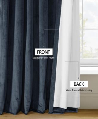 Grommet Signature Velvet Blackout Curtain
