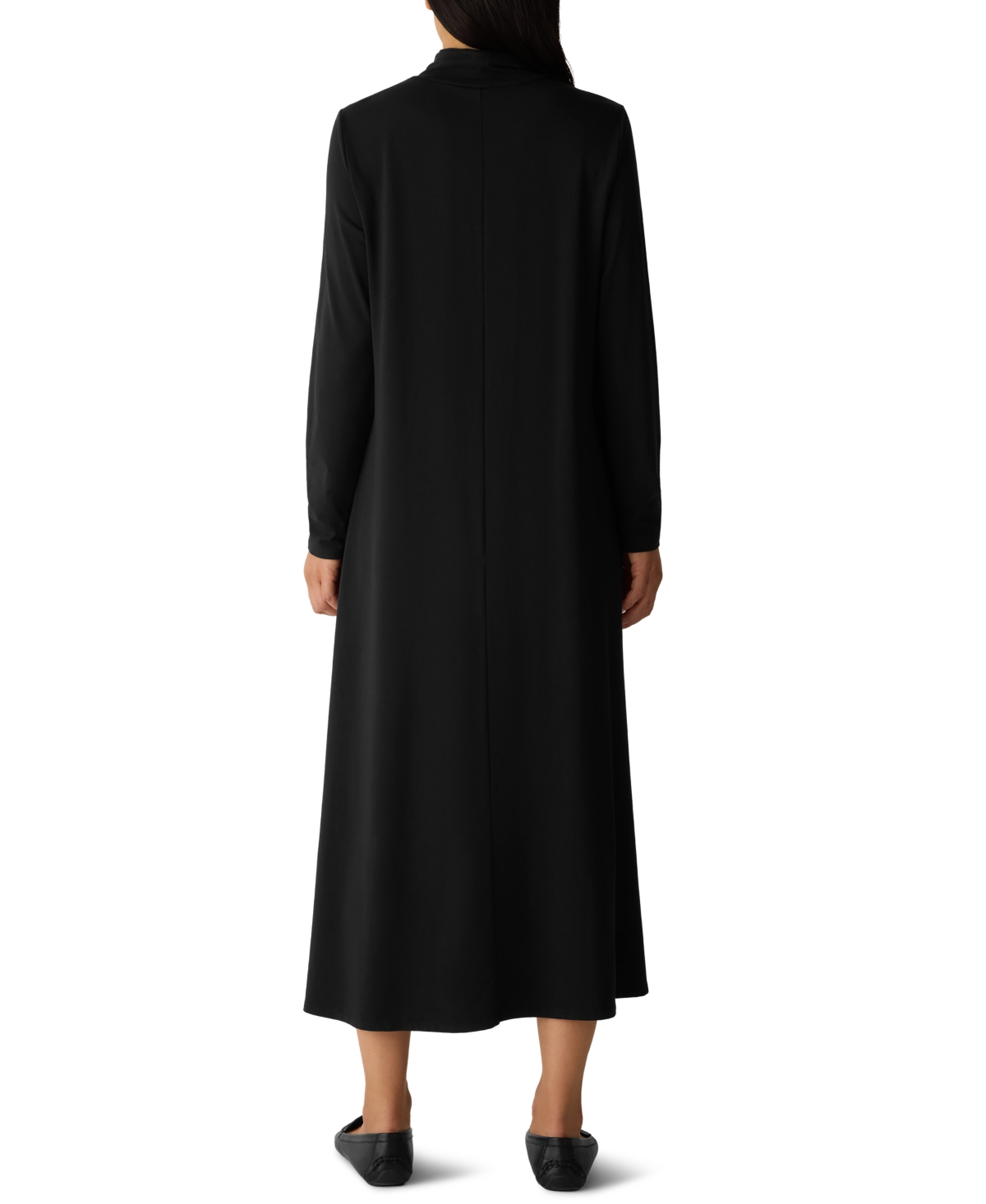 Eileen Fisher Women's Turtle Neck A-Line Dress, Regular and Plus