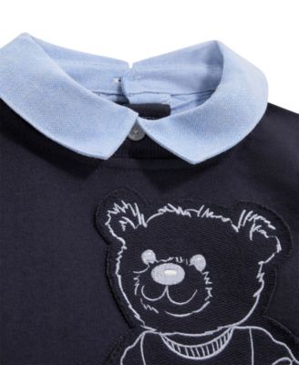 Baby Boys' Printed Sweatshirt and Denim Pant, 2-Piece Set