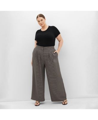 Plus Size Tiana Plaid Pant